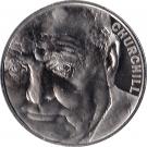 5 Pounds - Elizabeth II (4th portrait; Winston Churchill)