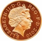 5 Pounds - Elizabeth II (Restoration of the Monarchy; Gold Proof)