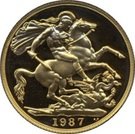2 Pounds - Elizabeth II (3rd portrait; Double Sovereign)