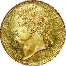 ½ Sovereign - George IV