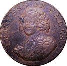 ½ Penny (Middlesex - National Series / Princess of Wales)