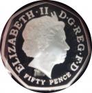 50 Pence - Elizabeth II (Commonwealth Games; Silver Proof)