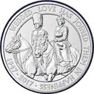 5 Pounds - Elizabeth II (5th portrait; Platinum Wedding)