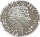1 Pound - Elizabeth II (Cardiff; Silver Proof)