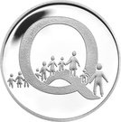 10 Pence - Elizabeth II (Q - Queue; Silver Proof)