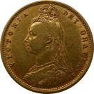 ½ Sovereign - Victoria (2nd portrait)