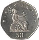 50 Pence - Elizabeth II (4th portrait; Britannia)