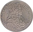 4 Merks - Charles II (1st Coinage)