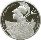 10 Pounds - Elizabeth II (5th portrait; 5 oz Fine Silver)