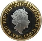 2 Pounds - Elizabeth II (Jane Austen; Silver Proof)