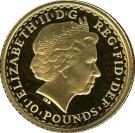 10 Pounds - Elizabeth II (4th portrait; 1/10 oz Fine Gold)