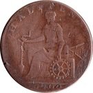½ Penny (Middlesex - National Series / Duke of York)