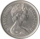 5 New Pence - Elizabeth II (2nd portrait)