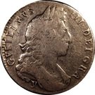 ½ Crown - William III (1st bust; York mint)