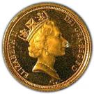 ½ Sovereign - Elizabeth II (3rd portrait; Proof)