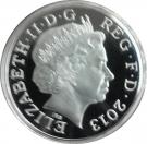1 Pound - Elizabeth II (Oak and Rose; Silver Proof)