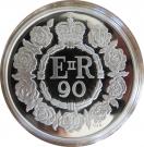 5 Pounds - Elizabeth II (Queen’s Birthday; Silver Piedfort)