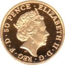 50 Pence - Elizabeth II (5th portrait; 1/40 oz Fine Gold)