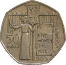 50 Pence - Elizabeth II (4th portrait; Suffragette Movement)