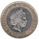 2 Pounds - Elizabeth II (4th portrait; Abolition of Slave Trade)