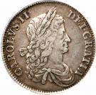 1 Crown - Charles II (1st portrait)