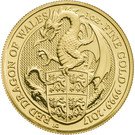 100 Pounds - Elizabeth II (1 oz Fine Gold; Red Dragon of Wales)
