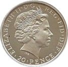 20 Pence - Elizabeth II (4th portrait; 1/10 oz Fine Silver)
