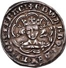 ½ Groat - Edward III (Pre-treaty period)