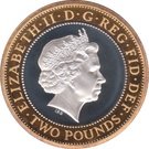 2 Pounds - Elizabeth II (Abolition of Slave Trade; Silver Piedfort)