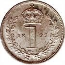 1 Penny - Victoria (3rd portrait; Maundy Coinage)