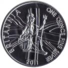 2 Pounds - Elizabeth II (4th portrait; 1 oz Fine Silver)