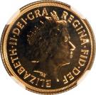 1 Sovereign - Elizabeth II (4th portrait; India Mint)