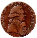 ½ Penny (Middlesex - National Series / Prince of Wales)