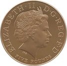 5 Pounds - Elizabeth II (Queen Mother; Gold Proof)