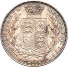 ½ Crown - Victoria (1st portrait; 1st type)