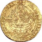 1 Noble - Edward III (Post-Treaty coinage; Calais mint)