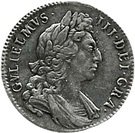 ½ Crown - William III (1st bust)