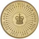 5 Pounds - Elizabeth II (Coronation Jubilee; Gold Proof)