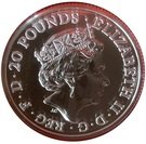 20 Pounds - Elizabeth II (5th portrait; Christmas)
