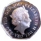 50 Pence - Elizabeth II (5th portrait; Sir Isaac Newton)
