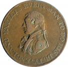 ½ Penny (Yorkshire - British Naval)