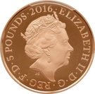 5 Pounds - Elizabeth II (Queen’s Birthday; Gold Proof)