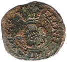 1 Farthing - Charles I (Rose Farthing; mule of types 3 and 4)