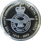 2 Pounds - Elizabeth II (5th portrait; Royal Air Force Badge)