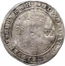 6 Pence - Edward VI (3rd period; Fine Silver issue)