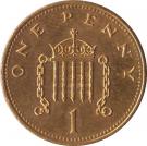 1 Penny - Elizabeth II (3rd portrait; non-magnetic)