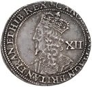 12 Shillings - Charles I (3rd Coinage)