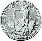 2 Pounds - Elizabeth II (1 oz Fine Silver; Oriental Border)