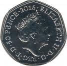 50 Pence - Elizabeth II (5th portrait; Beatrix Potter)