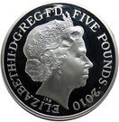 5 Pounds - Elizabeth II (Weather-vane; Silver Proof)
